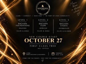 COURSE START: October 27 ✨️TRY FOR FREE✨️ Bachata Sensual