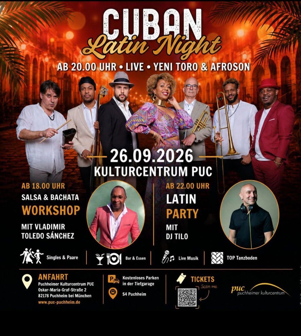 Cuban Latin Night in Puchheim bei München