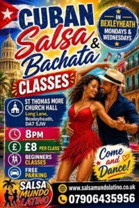 Cuban Salsa & Bachata in Bexleyheath every week