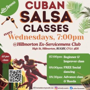 Cuban Salsa Dancing Classes – Rugby