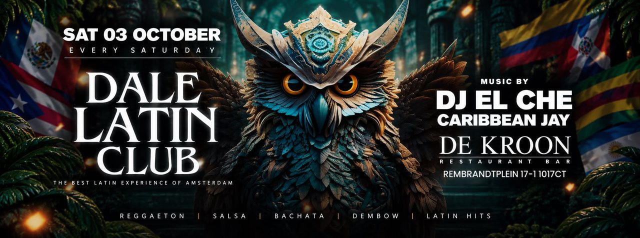 DALE LATIN CLUB · Salsa & Bachata Night | De Kroon Amsterdam