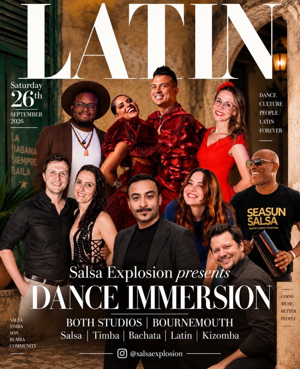 DANCE CAMP WEEKEND, NEW SHOW & SOCIAL, CUBAN STARS DANCERS *MARIELKIS & DANGER RODRÍGUEZ*