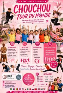 💃 DANSE AVEC CHOUCHOU – Cours tous styles (3-14 ans)