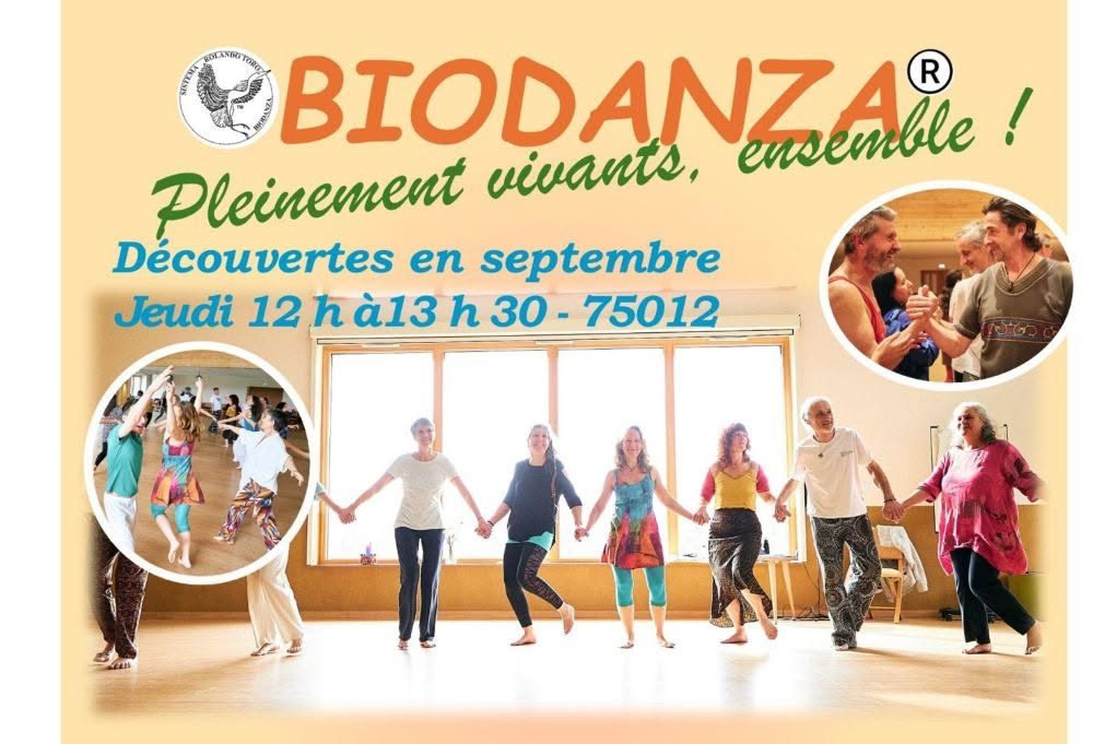 Découvertes Biodanza – Septembre – 75012