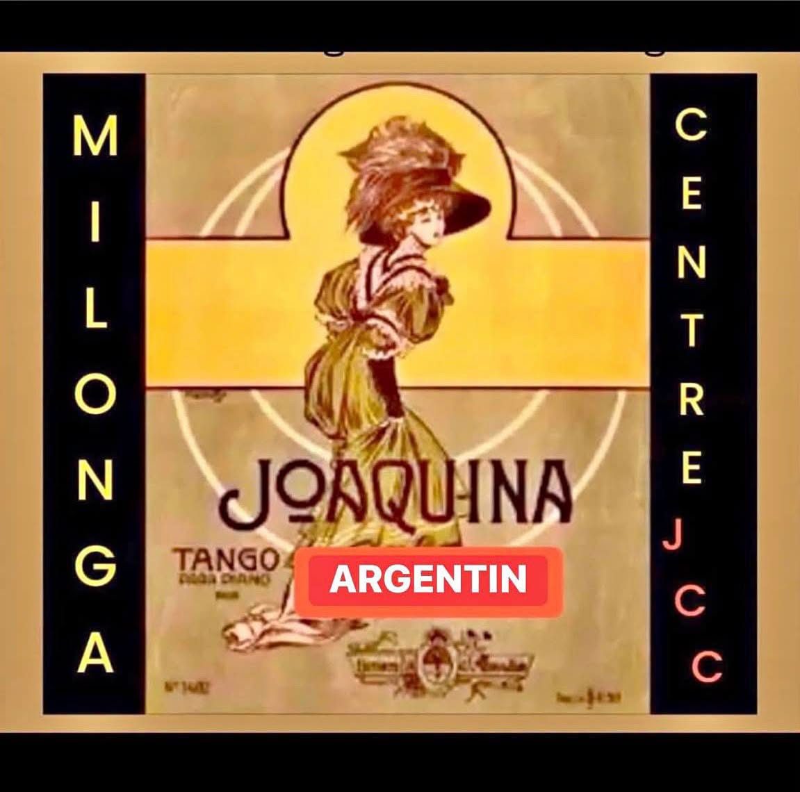 Dim 20 Sept MILONGA « Joaquina » (Mensuel) 19h30 •17h Stage Int/Av •18h30 Début •26 Portes-Les-Vce