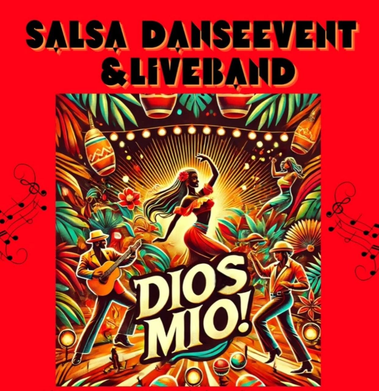 Dios Mio! Salsa aften (with live music)