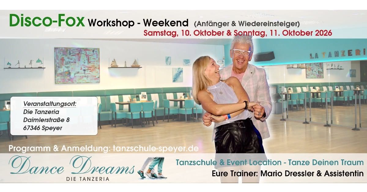 Disco-Fox Workshop-Weekend für Anfänger & Wiedereinsteiger in Speyer