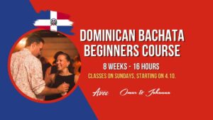 Dominican Bachata Beginners Course – 8 weeks!