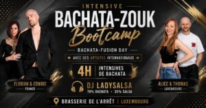 En exclusivité! Flo&Edwige (F) artistes de BACHATA internationaux/Alice et Thomas/DJ Ladysalsa
