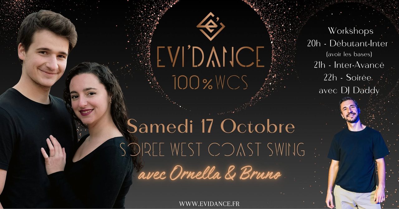 EVI&rsquo;DANCE 100% WCS – 17 Octobre