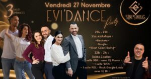 Evi&rsquo;Dance Party – Workshops + Soirée 3 salles – 27 Novembre