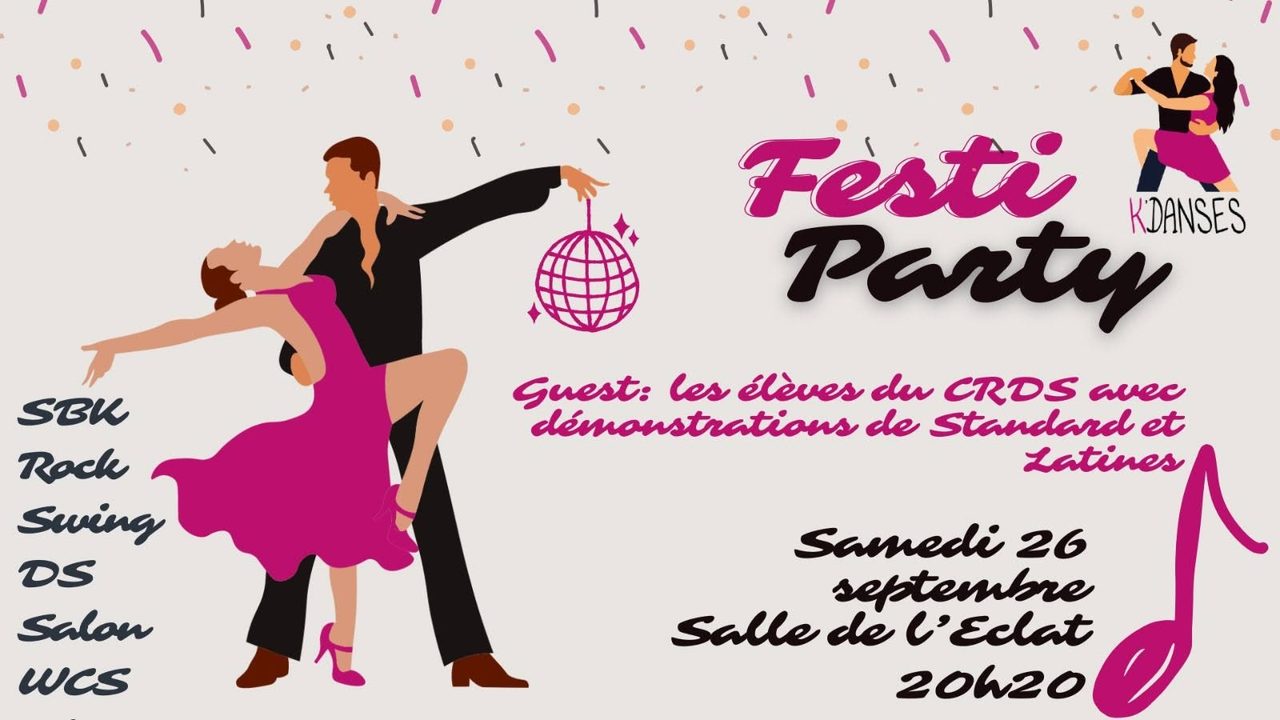 Festi Party KDanses – Rock, Swing, Latino, DS, Disco + Show dance Standard & Latines !