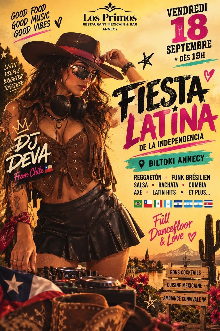 Fiesta latina de la independencia