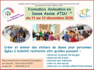 Formation animateur-trice en Danse assise système ATDU
