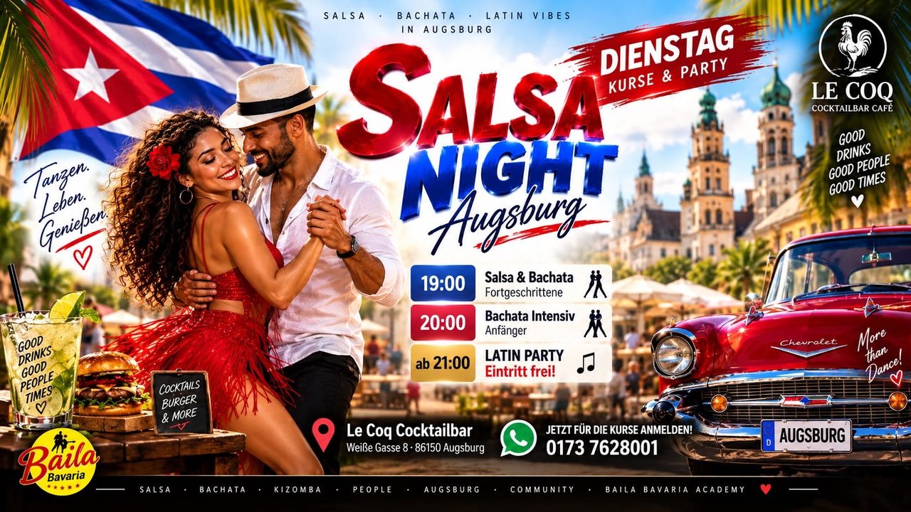 🔥 FREUNDE EINPACKEN – DIENSTAG WIRD IM LE COQ GETANZT! 🇨🇺💃🕺