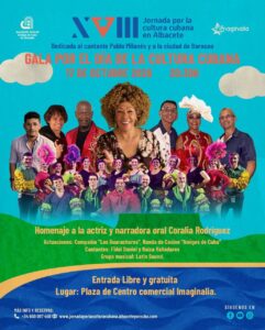Gala cultural por el « Día de la Cultura Cubana » – XVIII Jornada Cultural Cubana en Albacete 2026