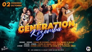 Génération Kizomba 3 salles