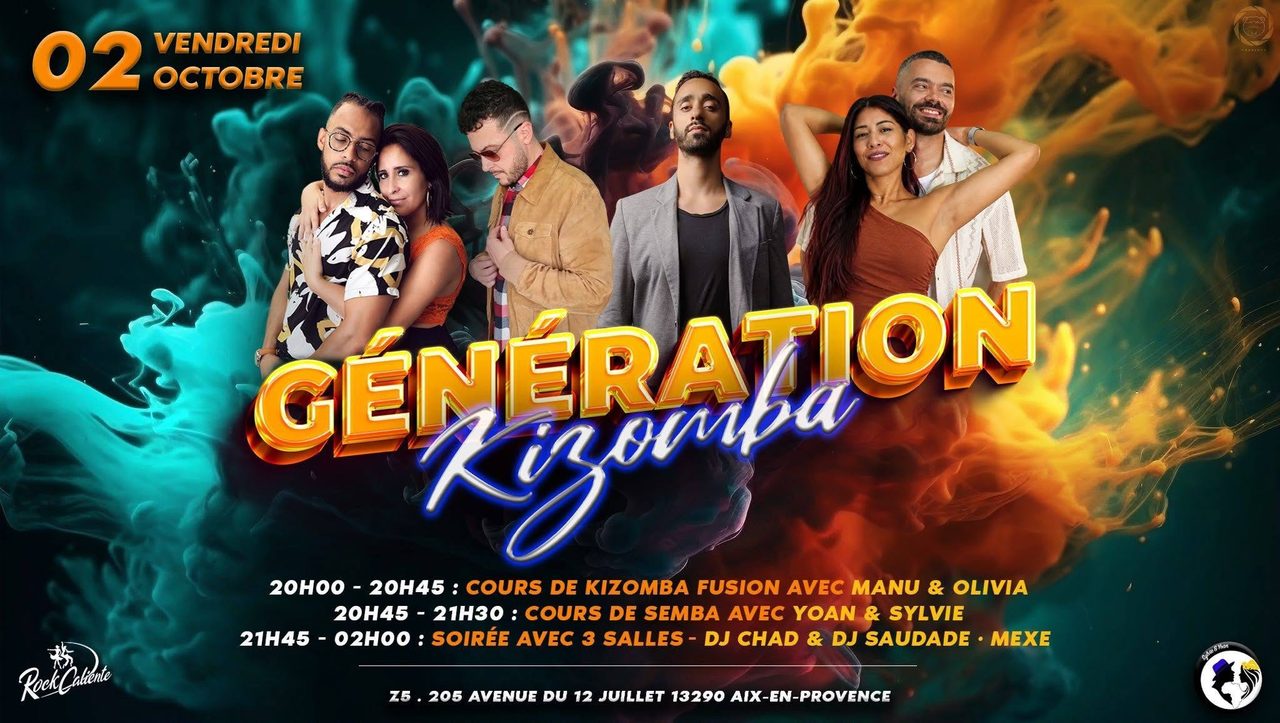 Génération Kizomba 3 salles