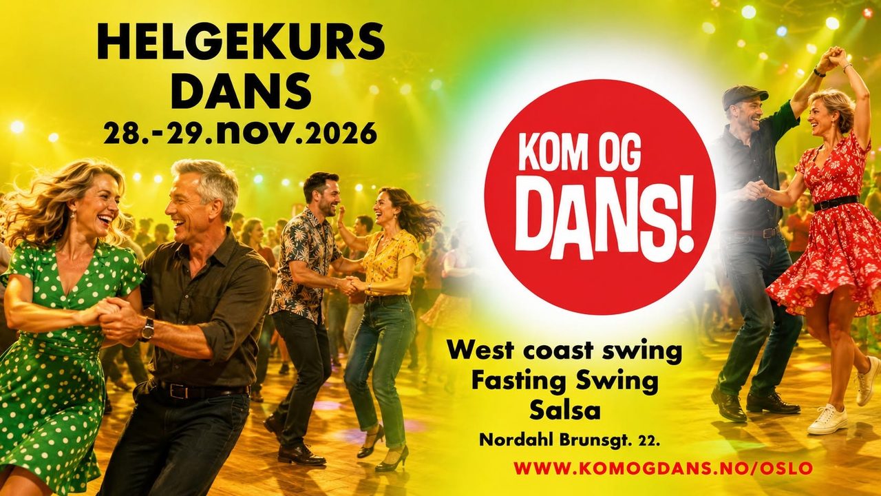 Helgekurs dans -2 dager….