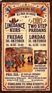 HELGEKURS I TWO STEP PARDANS OG COUNTRY LINE DANCE