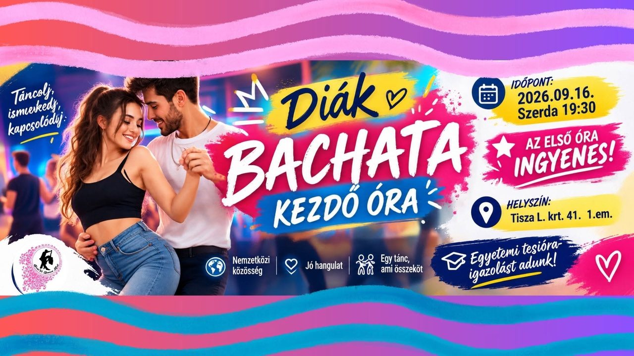 Ilyen még nem volt! ✨ Kezdő Bachata Középiskolásoknak & Egyetemistáknak
