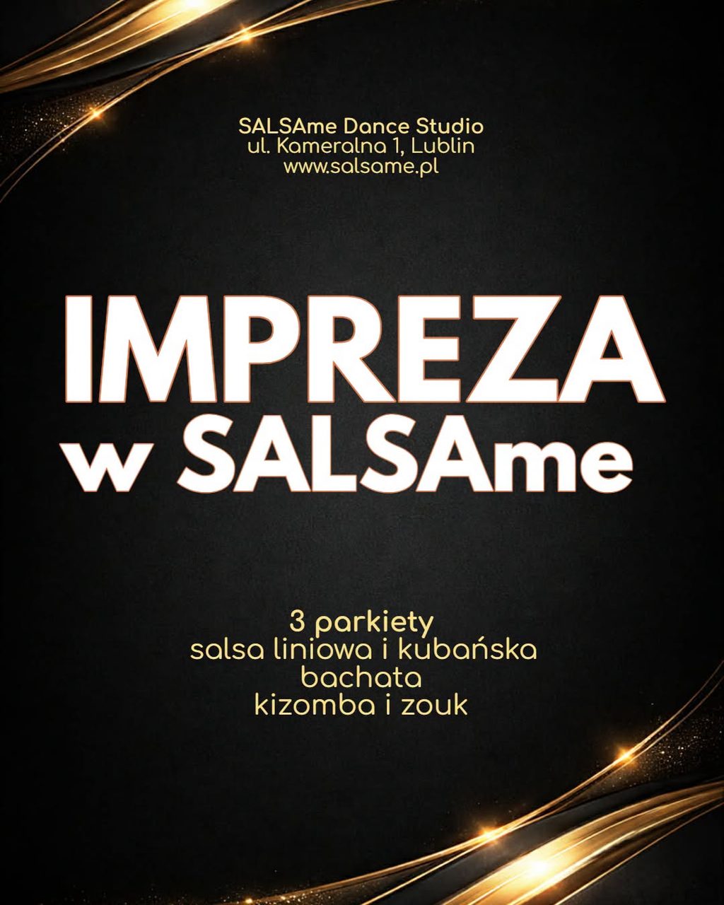 ✨ IMPREZA w SALSAme | goście: Łukasz i Karolina, Andrius i Doti | 3 parkiety | 26.09.2026 ✨