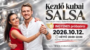 Ingyenes próbaórával teljesen kezdő kubai salsa tanfolya indul! (Hétfő, 20:00, XI.ker.)