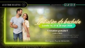 Initiation à la Bachata ✨𝐀𝐔 𝐑𝐘𝐓𝐇𝐌𝐄 𝐃𝐄𝐒 𝐑𝐄𝐕𝐄𝐒 ✨