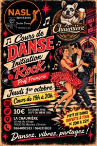 Initiations Rock + soirée – La Chaumière – Nasl danse