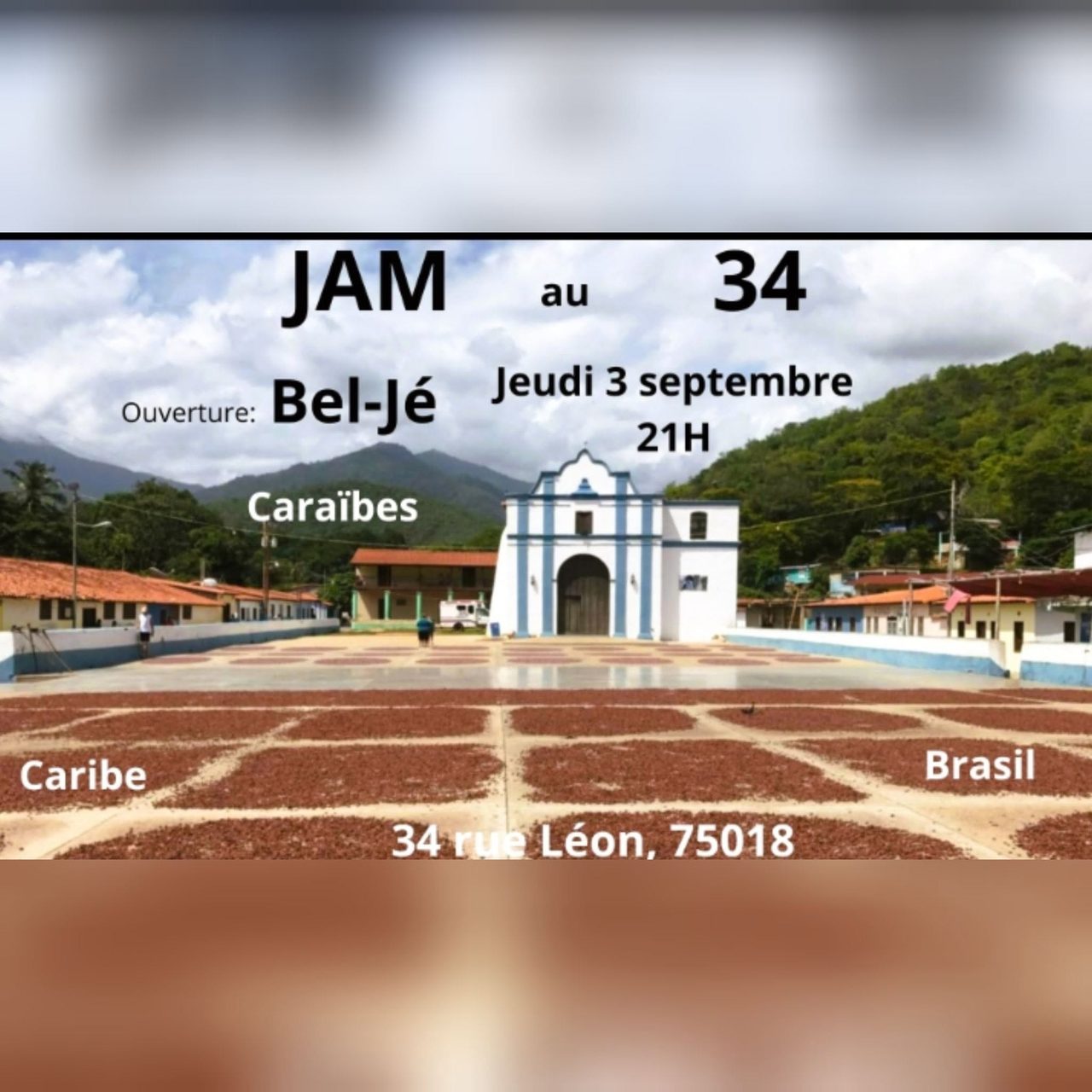 JAM Caribéenne . (tous les premiers jeudis du mois). — Paris