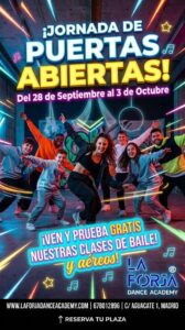 🔥 ¡Jornada de Puertas Abiertas en La Forja Dance Academy! (Prueba Gratis)