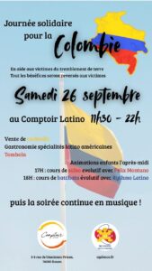 journée solidaire pour la Colombie