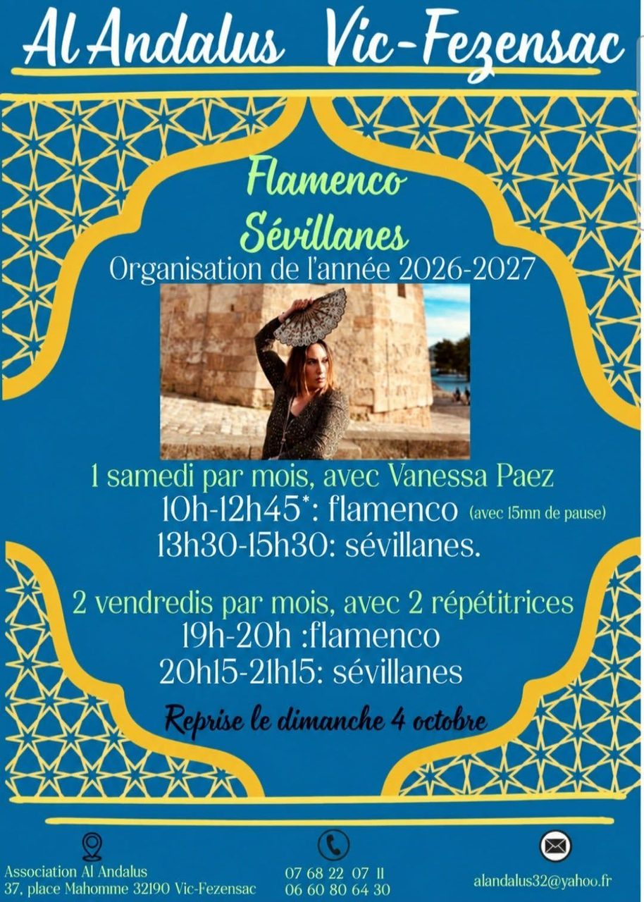 Journée stages Flamenco & Sévillanes 💃 Al Andalus