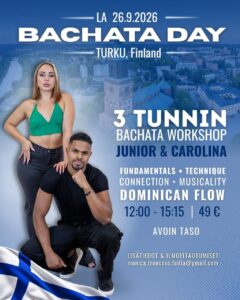 JUNIOR & CAROLINA ensimmäistä kertaa Turussa |BACHATA DAY