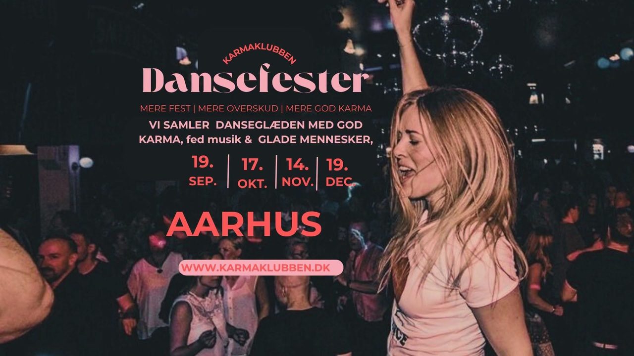 Karmaklubben AARHUS // Dansefester m./u. fællesspisning