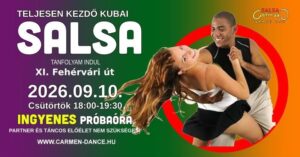 🔥 Kezdő KUBAI SALSA indul 🤩 INGYENES próbaóra ✅ CSÜTÖRTÖK 💃