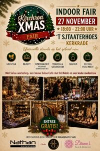 Kirchroa X-Mas Fair & Salsa Cafe 2026 – Sjtaaterhoes Kerkrade – 27 november 2026