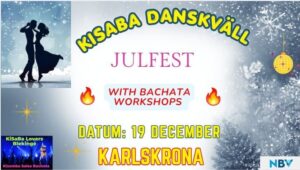 KISABA DANSKVÄLL MED JULTEMA OCH BACHATA WORKSHOPS