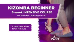 Kizomba Beginners Course – 8 weeks, starting Oct 4th