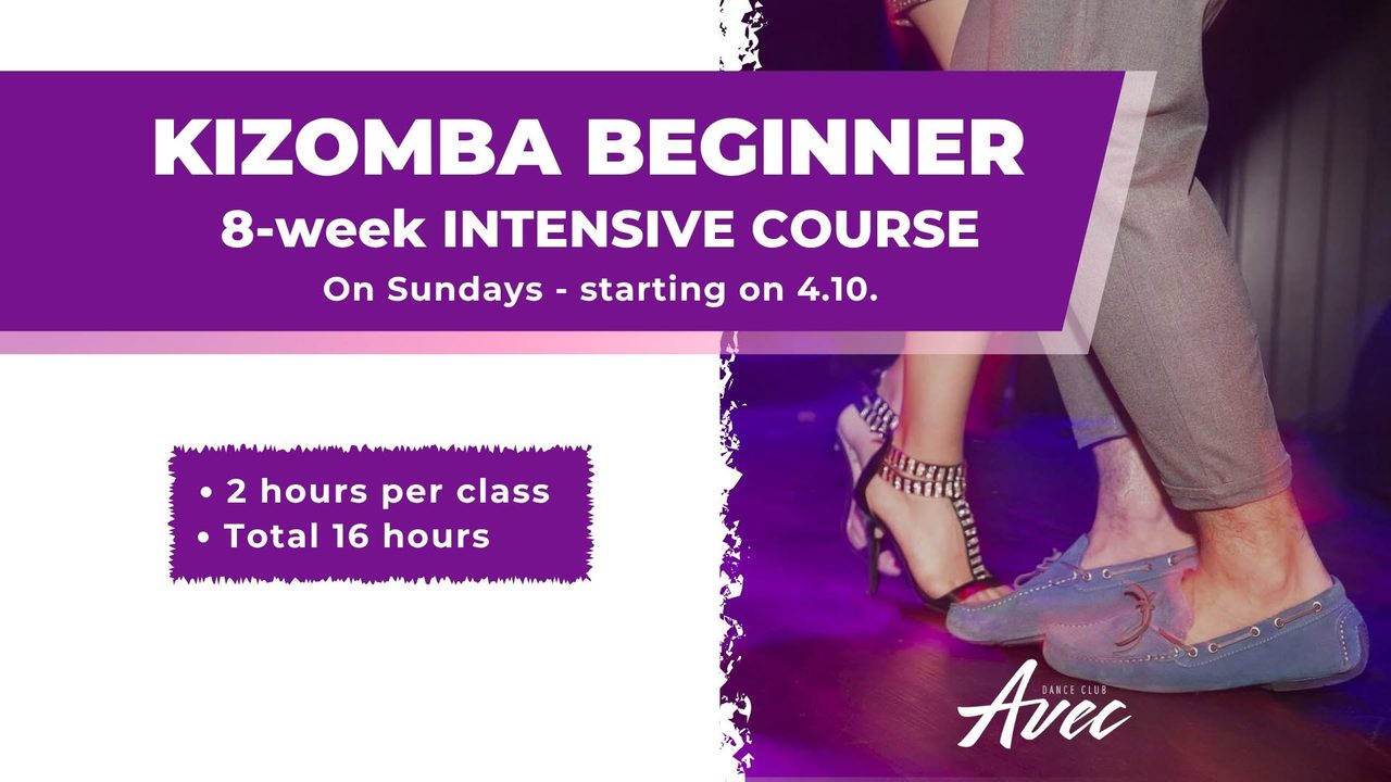 Kizomba Beginners Course – 8 weeks, starting Oct 4th
