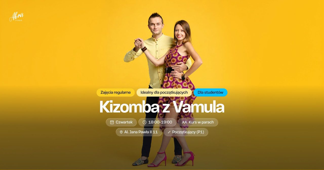 Kizomba dla Studentów z Vamula poziom początkujący (P1)