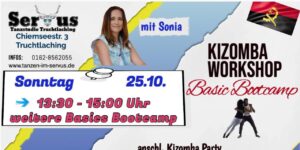 Kizomba – weitere Basics Bootcamp – anschließend Kizomba Party