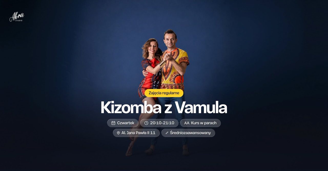 Kizomba z Vamula poziom średniozaawansowany (S1)