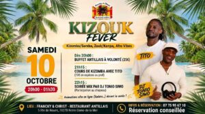 KIZOUK FEVER chez Francky & Christ – Restaurant Antillais