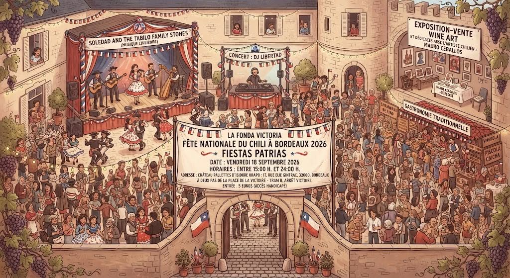 LA FONDA VICTORIA / Fête Nationale du Chili á Bordeaux 2026