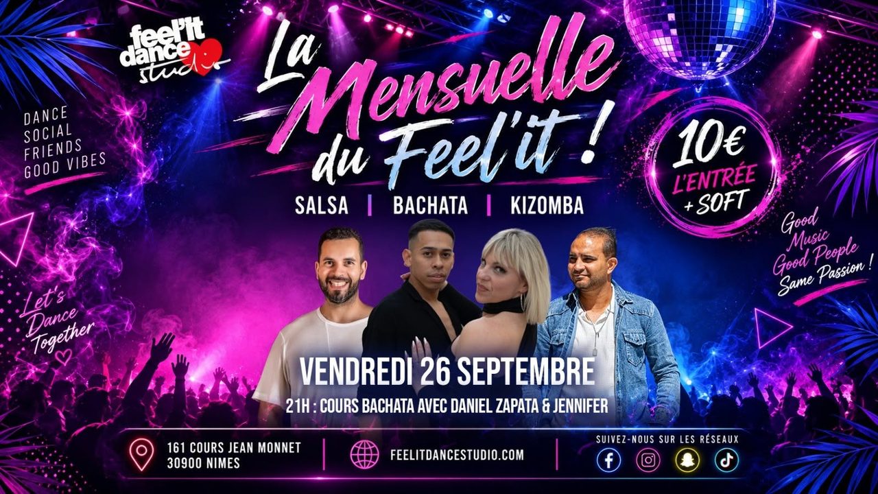 LA Mensuelle SBK du FEEL IT ! OPENING: DJ Hich & DJ Anouar