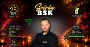 La soirée BSK – cours de bachata (bachata – salsa – kizomba)