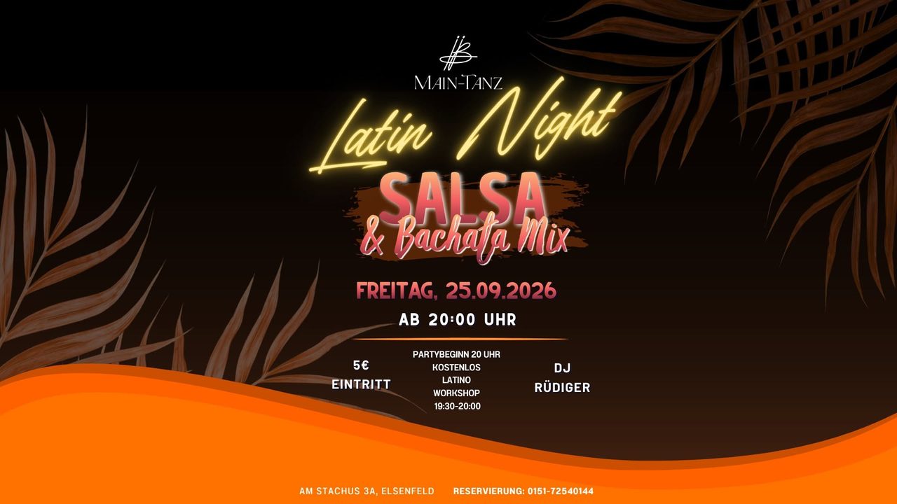 🔥 Latin Night – Salsa & Bachata Party | Main-Tanz
