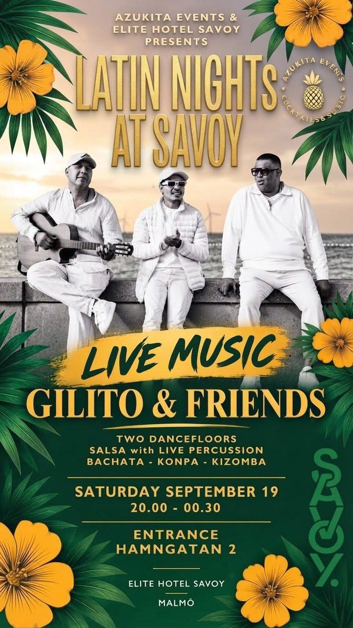 Latin Nights at Savoy• live music•Gilito & friends 🇨🇺🎶