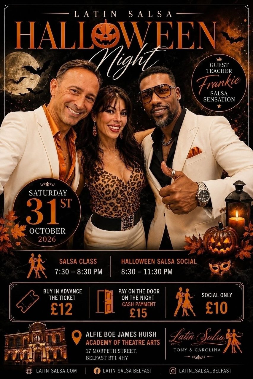 Latin-Salsa Halloween Bachata & SBK Party with Guest Teacher Frankie Salsa Sensation